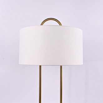 Настольная лампа Marston Table Lamp 43*43*84 см, 2*E14*40W, ImperiumLoft 43.358, Золотистый, Белый