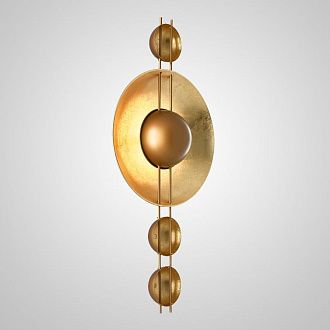 Бра ZARA H75 35*35*75 см, 1*LED*10W, ImperiumLoft zara01, Золотистый