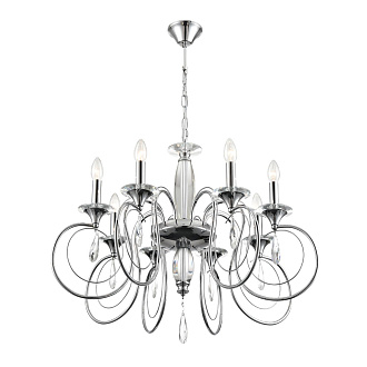Люстра подвесная 87*110 см, 8*E14 Lumion Laoka 8032/8 хром