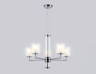 Подвесная люстра **44-126 см, 5*E14*40W, K, Ambrella Light High Light LH56001, хром