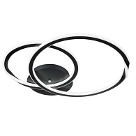 Люстра 42*50*7 см, 1 LED*120W, 3000-6500 К, Arte Lamp Sierra A2211PL-2BK, Черный