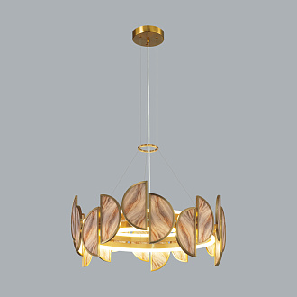 Люстра 70 см, LED*40W, 3000К, 3200lm Odeon Light Toscana 5448/40L, бронзовый