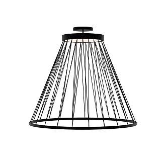Подвес 40*40-150 см, 4*LED, 12W, 4000K, Favourite Fibra 4633-4P, черный матовый