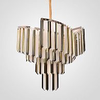 Подвесная люстра COMPAR D72 72*72*65 см, 9*E14*40W, ImperiumLoft compar01, Золотистый
