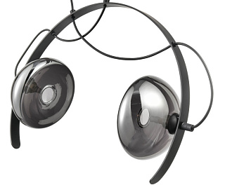 Подвесной светильник 19*40*162 см, 2*G9 черный Vele Luce Musicista VL5462P12