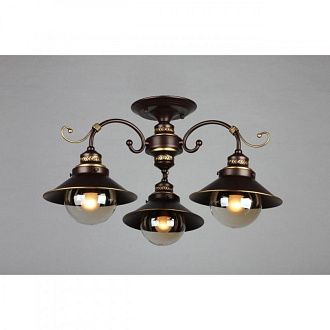 Люстра 61*61*35 см, 3*E27, 60W, Omnilux Omnilux 504 OML-50407-03, коричневый