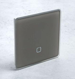 Радиовыключатель сенсорный HiTE PRO SN-R1 (Светло-коричневый, закругленные углы) HPSW-SNR1-LB