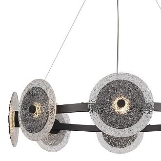 Подвесная люстра 80*150 см, 1*LED*44W, 4000K, ST-Luce Alumno SL6142.443.01, черный