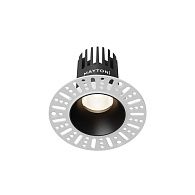 Встраиваемый светильник DL119-10W-4K-TRS-B **-8,2 см, *LED*10W, 4000K, Maytoni technical Dip DL119-10W-4K-TRS-B, Черный, вр 5,8 см