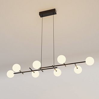 Люстра 116*40*160 см, G4 * 8 40W,  Mantra Cellar 7631, черный