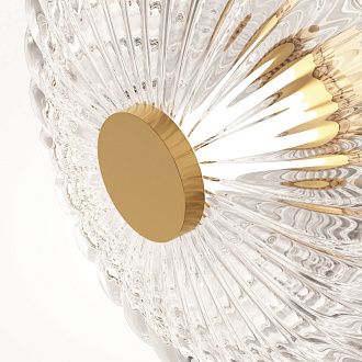 Настенный светильник 15,5*35*35 см, LED 8W 3000K Maytoni Modern Amulet MOD555WL-L4G3K золото