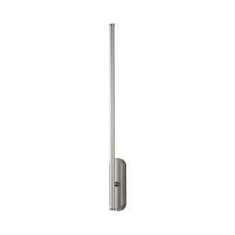 Бра 60 см, LED 12W, 3000K, 1800Lm, 2-3 м2 Favourite Reed 3002-1W, D70*W50*H600, каркас светильника в цвете никель