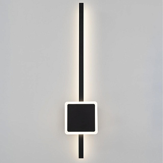 Настенный светодиодный светильник 13*62 см, 17W, 3000-4000-5500K Citilux CL203411 Стиг Черный