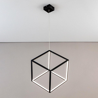 Подвесной LED светильник Citilux Куб CL719301 Черный, 40W*4000K