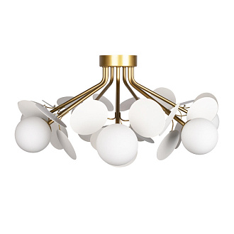 Светильник 72 см, Loft It 10008/8C White, золото