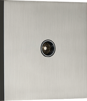 Donel N96  TV розетка (папа), Вороненая сталь, серия DT, DT301GB