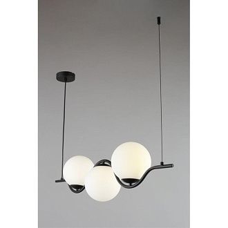 Подвесной светильник 80*15*40-120 см, 3*G9, 5W, Aployt Jagna APL.312.03.03, черный