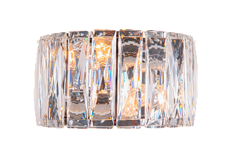 Бра L120 x W200 x H130, мм, 2*40W (80W), CHROME (Хром) NewRgy W2432R/2A CHR+CL