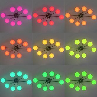 Светильник 110 см, 96W, 3000-5500K, Citilux ATMAN SMART CL226A181 LED RGB, матовый хром