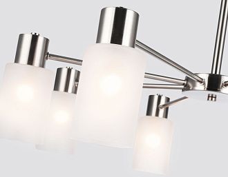 Подвесной светильник 72*72*38,5- см, 8*E14*40W, K, Ambrella Light Traditional TR9575, сатин