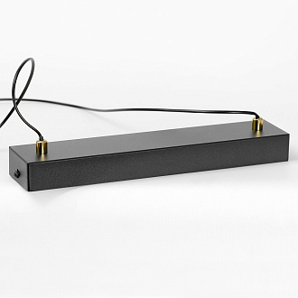 Линейно-подвесной светильник 120*6*25/120 см, 1*led*38W 3000K Lussole Bibb LSP-7206 черный