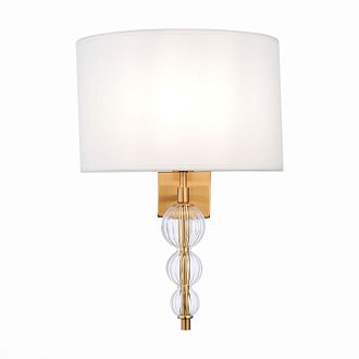 Бра 28 см,  EVOLUCE RAMER SLE105711-01 Латунь, Прозрачный