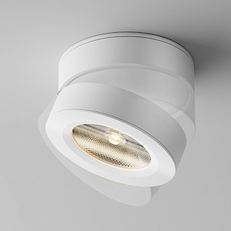 Накладной светильник 10*10*5,5 см, LED, 12W, 3000К, Maytoni Technical MAGIC C022CL-12W3K-W-1 белый