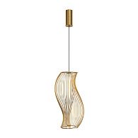 Подвесной светильник 20,9*17*352 см,  LED, 20W, 3000К, Maytoni Shadows of the past MOD263PL-L20BS3K латунный