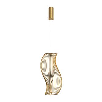 Подвесной светильник 20,9*17*352 см,  LED, 20W, 3000К, Maytoni Shadows of the past MOD263PL-L20BS3K латунный