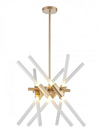 Подвесной светильник  50*140 см, 12*G9 шампань Vele Luce Fury VL5684P12