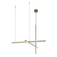 Подвесная люстра 78 см, 23W, 3000K, Loft IT Coordinates 10393/D, золото