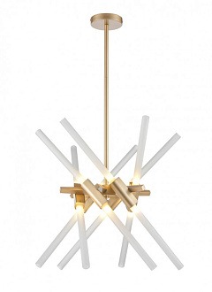 Подвесной светильник  50*140 см, 12*G9 шампань Vele Luce Fury VL5684P12