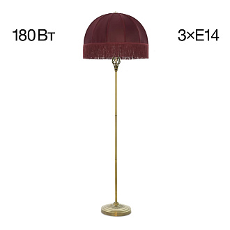 Торшер CL407933 Базель Бронза+Красный