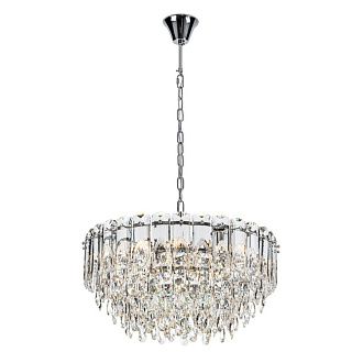 Подвесная люстра 60*105 см, 12*Е14, 25 м2 MODELUX ML.7220.600 CR хром