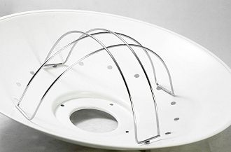 Подвесной светильник Lussole Loft LSP-8030 хром, диаметр 35 см