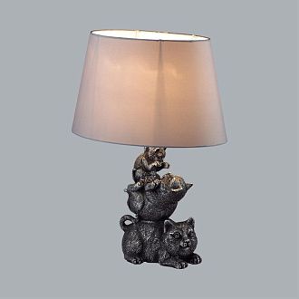 Настольная лампа 31,5*20,5*44 см, 1*E27*60W, Lumion Catty 8128/1T, серый