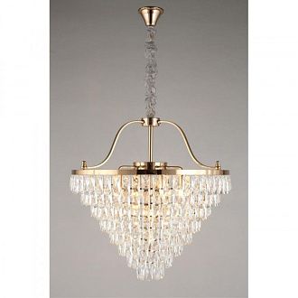 Каскадная люстра 70*95-180 см, 13*E14, 40W, Aployt Gerta APL.725.13.13, золотой