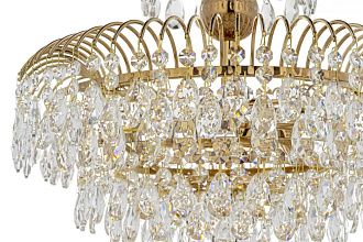 Люстра подвесная *40*40 см, 5*E14*40W, Arti Lampadari Mineo Gold Mineo E 1.5.40.101 G, Золото