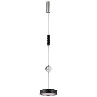 Светильник 22 см, 32W, 2000-4000K, Odeon Light 5451/32LB, никель