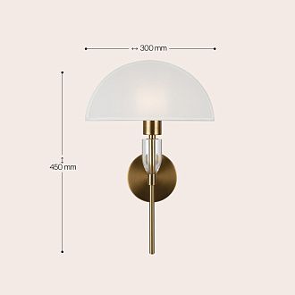 Светильник 45 см, Maytoni Z034WL-01BS, латунь