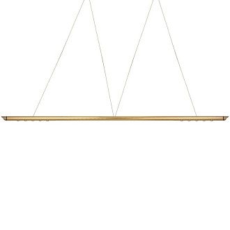 Линейный светильник 153,5*8*60-200 см, 1*LED*48W, 3000K, Lightstar Virata 814203, золотой