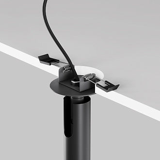 Встраиваемый светильник 3*3*32,6 см, LED, 6W, 3000К, Maytoni Technical Focus T C141RS-L300-6W3K-B черный, вр 5,5 см