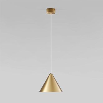 Подвесной акцентный светильник 20*20*130 см, LED, 16W, 4000K, Elektrostandard Conus 50316 LED, золото