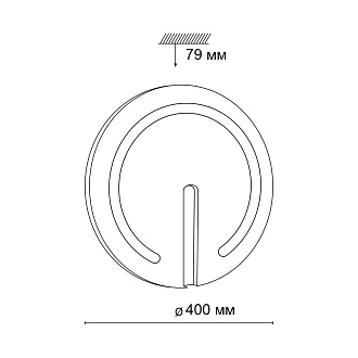 Светильник 40*40*8 см, LED 48 W, 3000 / 6500 / 4200К Белый Sonex Color button 3041/DL IP43, пульт ДУ