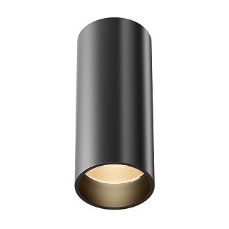 Накладной светильник 5,2*5,2*12,5 см,  LED, 12W, 3000К, Maytoni Technical FOCUS LED C056CL-L12B2.7K-W-B черный