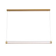 Подвесной светильник 8*120*8 см, 1*LED, 19W, 3000K Divinare Pastel 1711/17 SP-19, Латунь