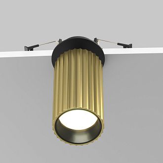 Спот 10*5,6*14,4 см, GU10, 10W, Maytoni Technical calipso C110CL-01-GU10-BS латунный, вр 5,5 см