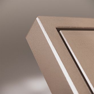Клавиша для выключателя/переключателя одноклавишного, S70 Metal, платина Voltum VLSM000110