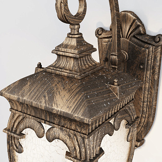 Светильник 48 см, Maytoni Fleur O414WL-01GB, черный с золотом