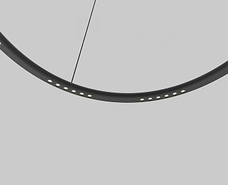 Подвесная люстра 81 см, 42W, 3000K, Italline IT013-6022 black 3000K, черный